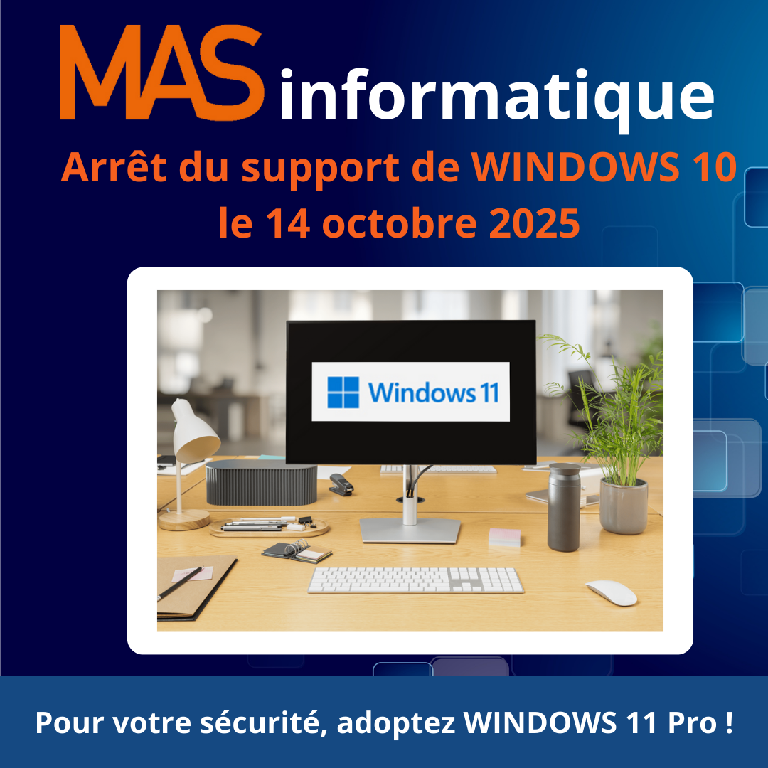 Fin du support de Windows 10